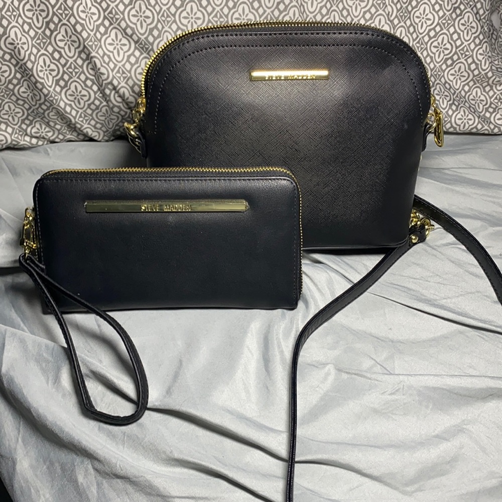 Steve Madden Purse + Wristlet